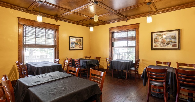 Interior seating area