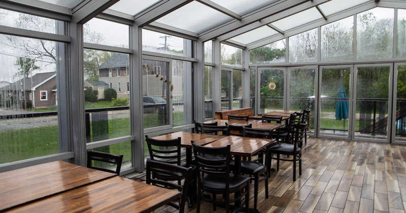 Tables ready for guests