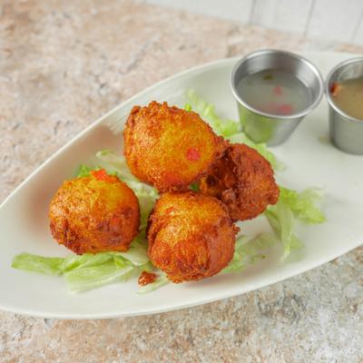 Pimento Cheese Hushpuppies.