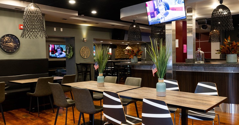 Interior, dining area