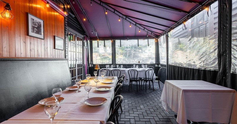 Interior, Carroll's Corner dining space