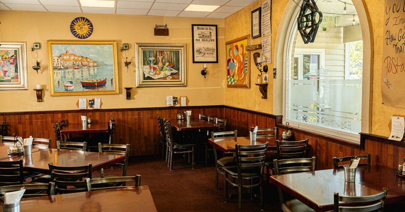 Interior, dining area