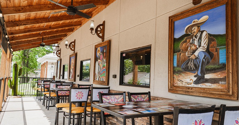 Exterior seating area