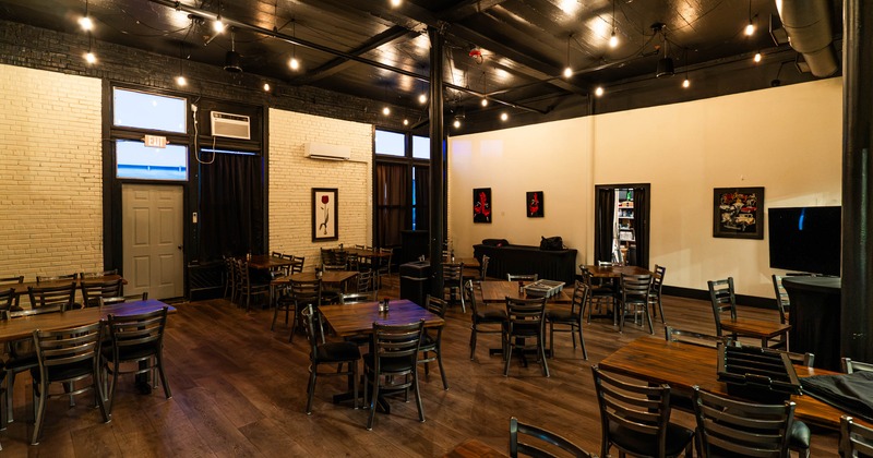 Interior, dining area