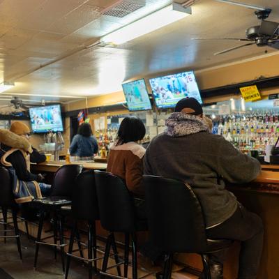 Interior, bar area