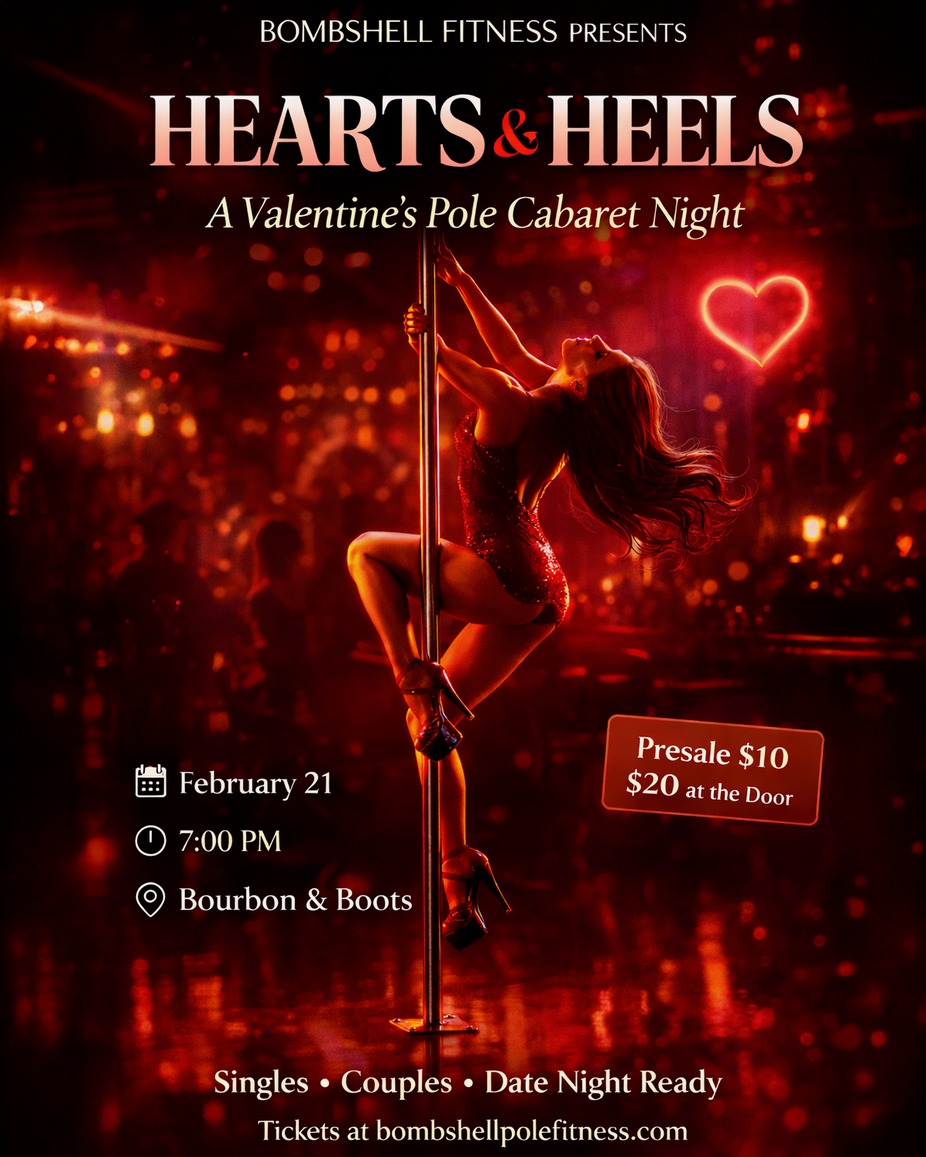 Hearts & Heels Valentine’s Pole Cabaret Night event photo