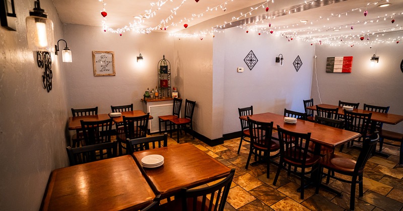 Interior, dining area