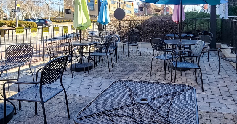 Exterior, tables and chairs