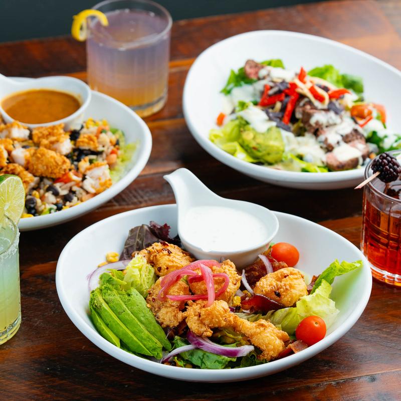 menu item 27 of 30, Hot Honey Shrimp and Bacon Salad