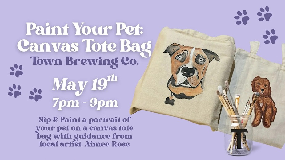 Paint Your Pet: Canvas Tote Bag event photo