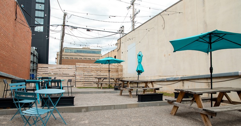 Outdoor seating area