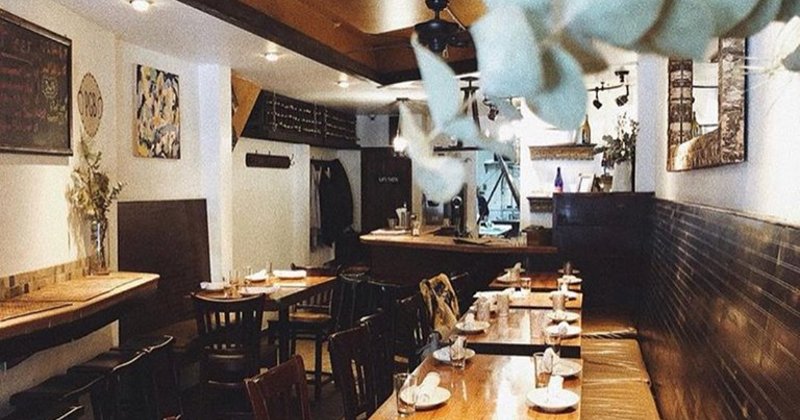 Indoors, seating area