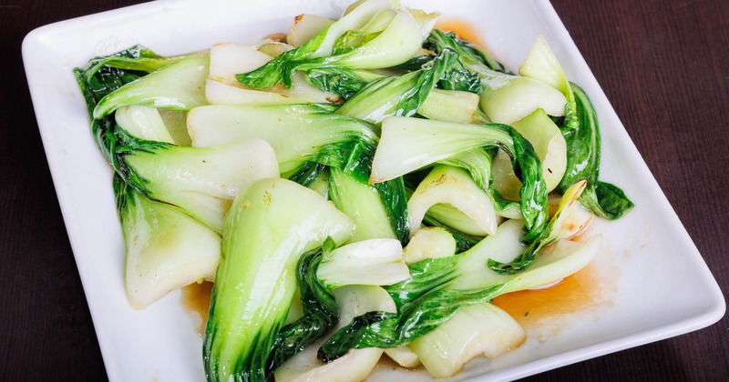 Bok choy in light sauce