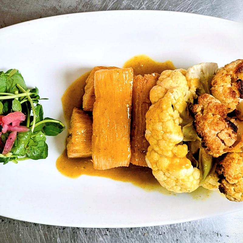 menu item 17 of 19, Caribbean Cauliflower Steak