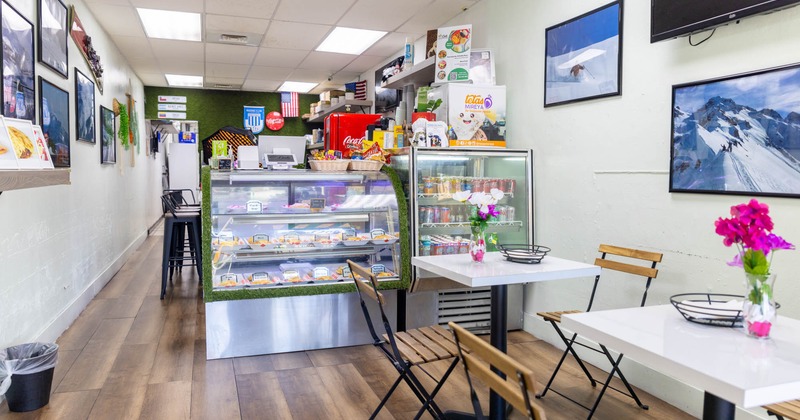 Interior seating area