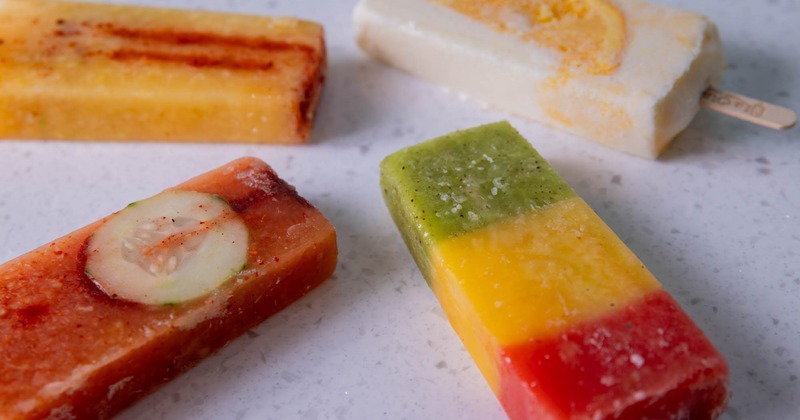 Assorted ice pops
