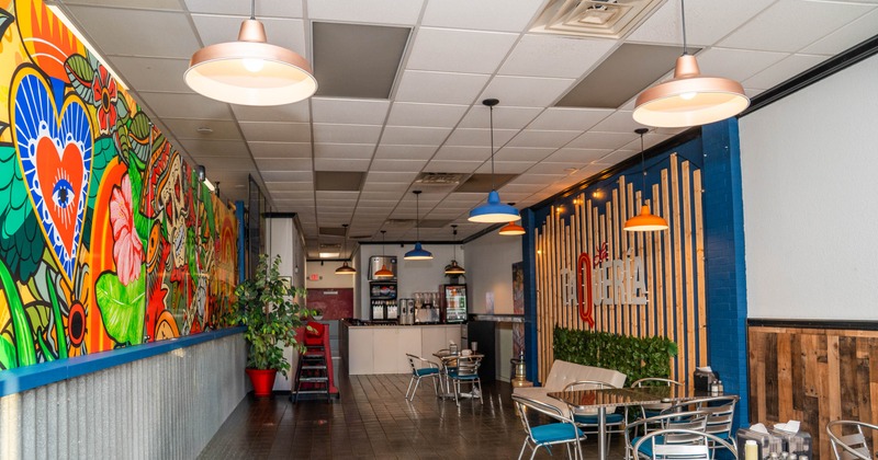 Interior, dining area