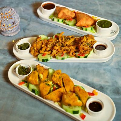 Various fried meals.