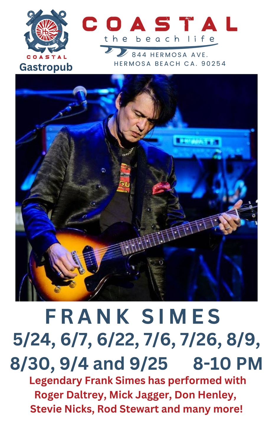 Frank Simes Summer Schedule Released. event photo