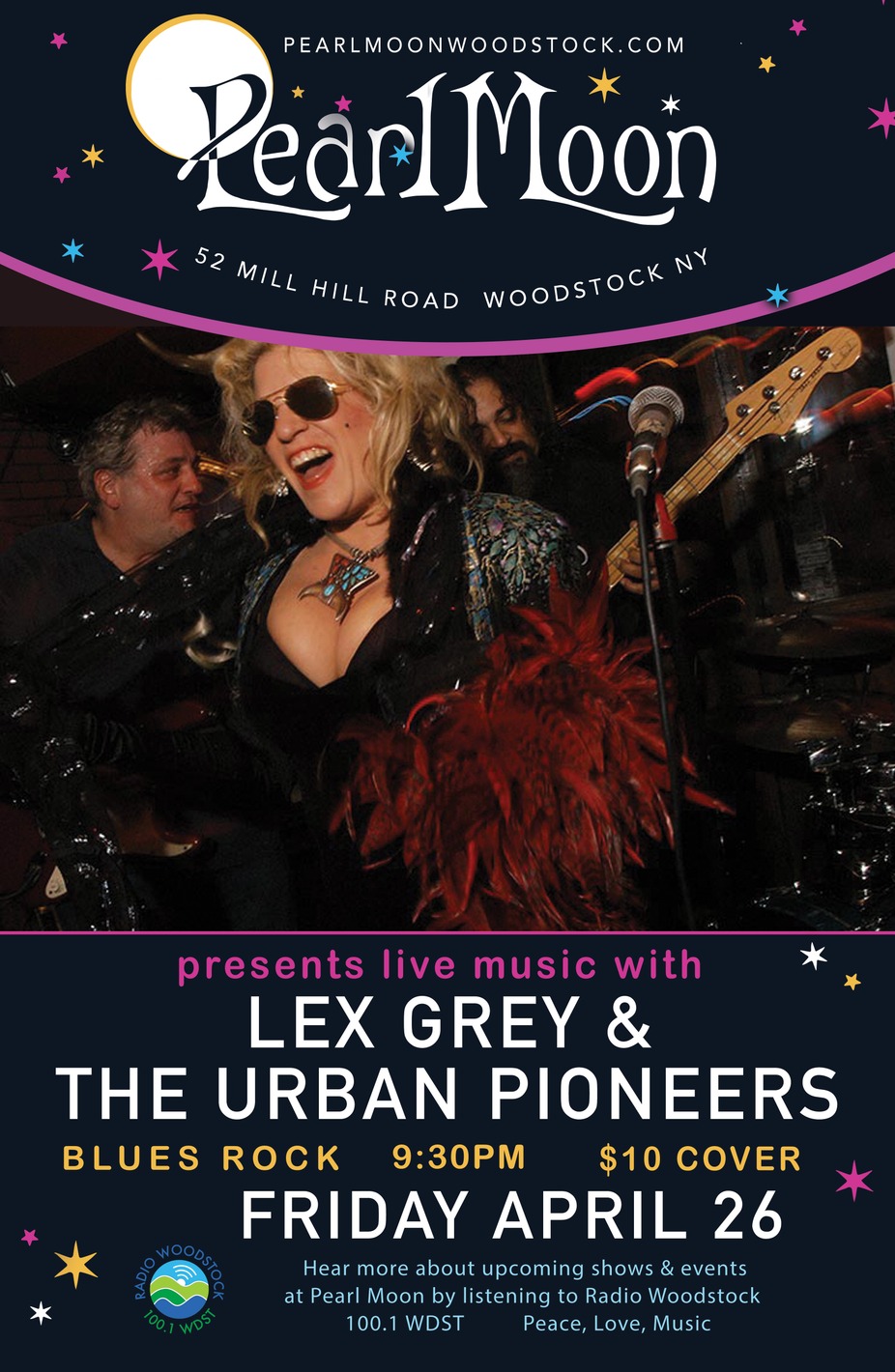 LEX GREY & THE URBAN PIONEERS at PEARL MOON WOODSTOCK event photo