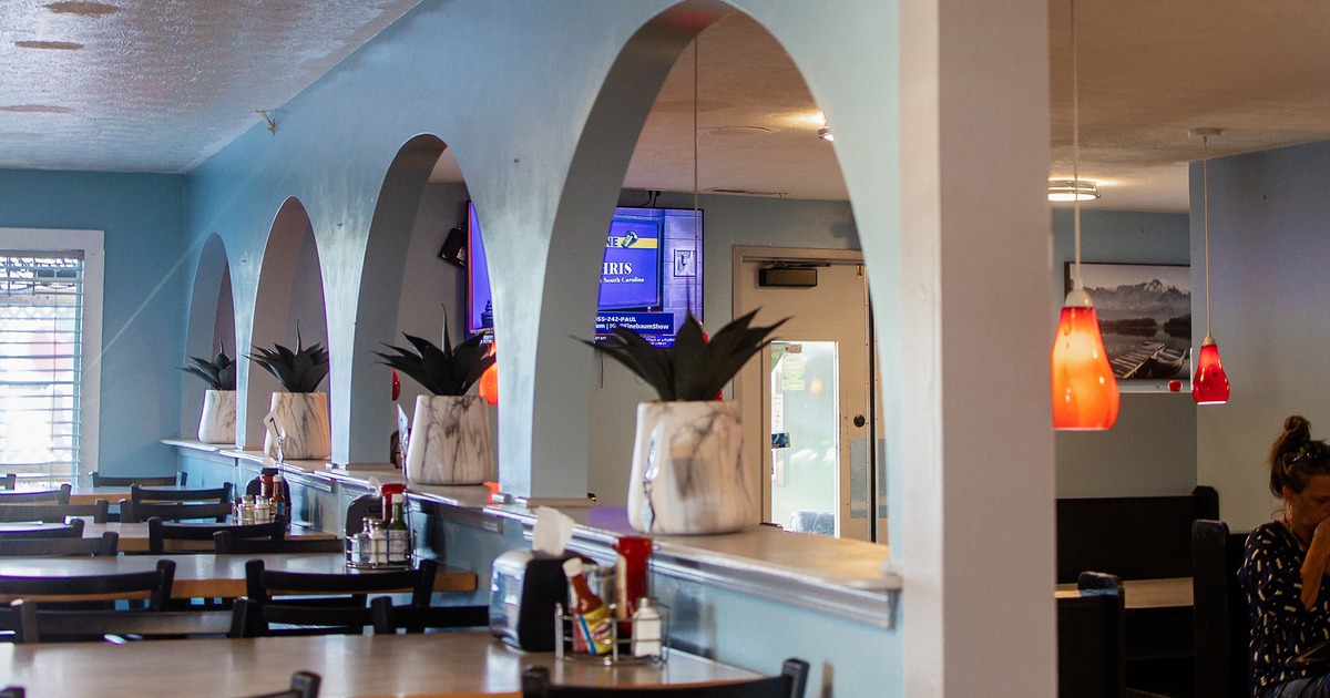 Interior space, dining area