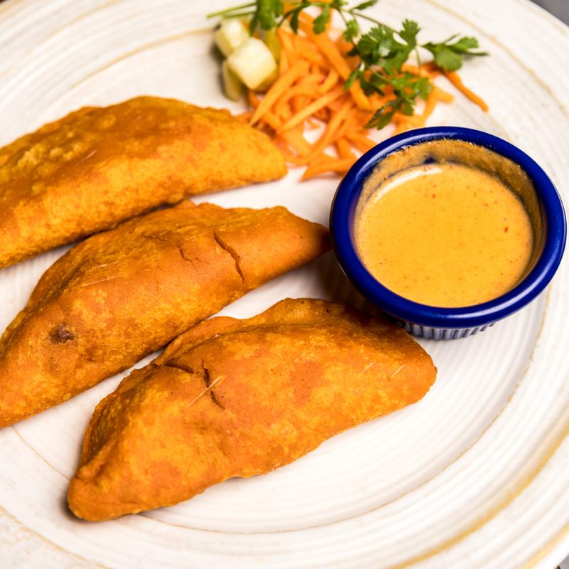 Curry Chicken & Potato Empanadas photo
