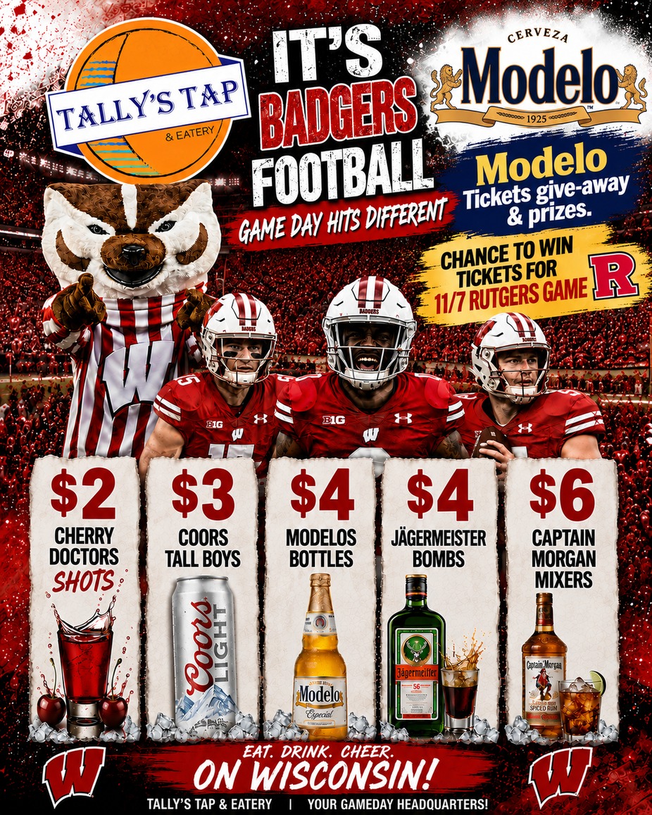 WISCONSIN BADGERS FOOTBALL | MODELO TICKET GIVE-AWAY & PRIZES event photo