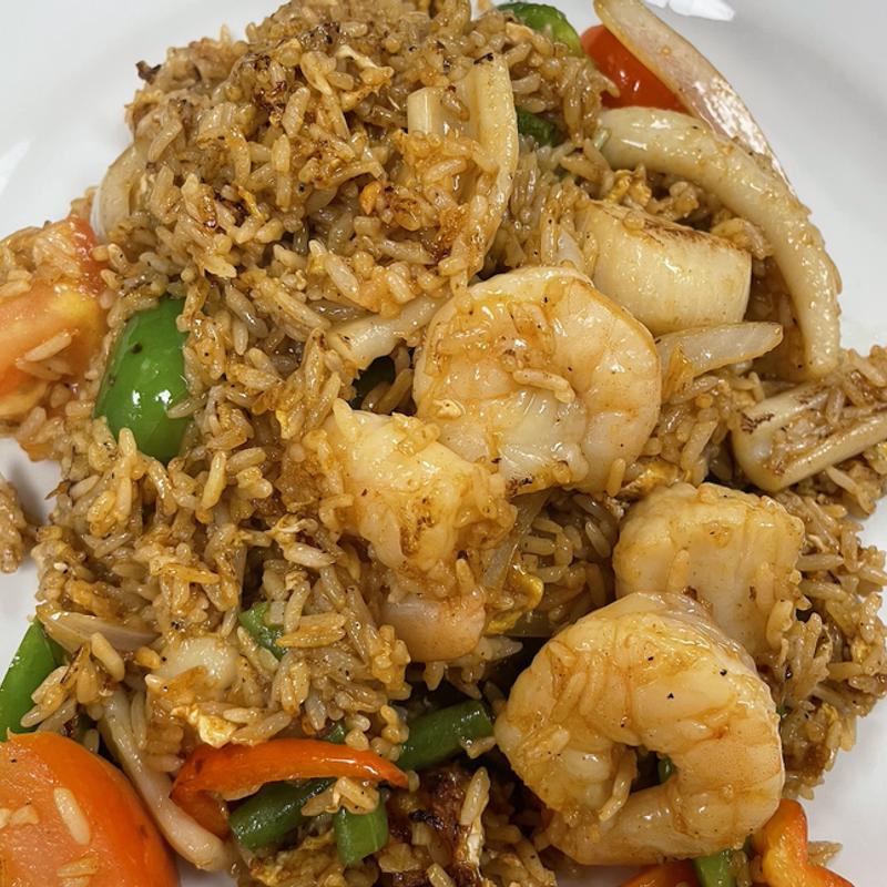 menu item 56 of 81, Mixed Seafood Fried Rice