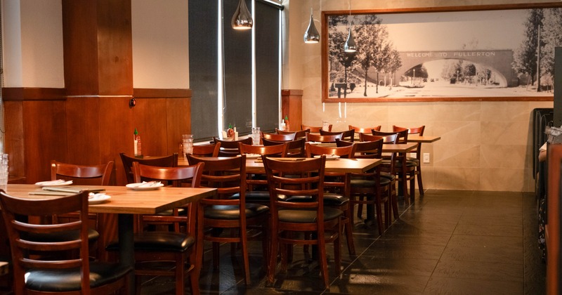 Interior, main dining area