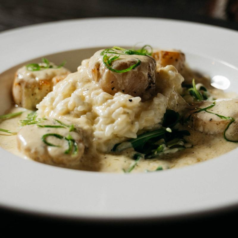 Scallops with Risotto photo