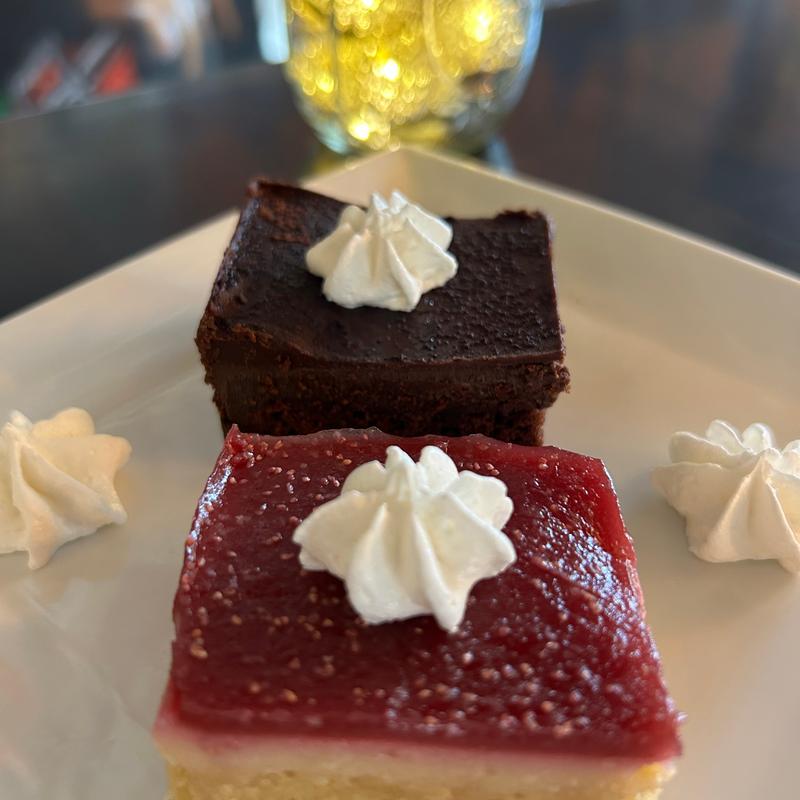 Vegan cheese cakes photo