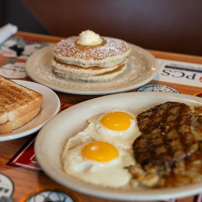 A served Big Breakfast.