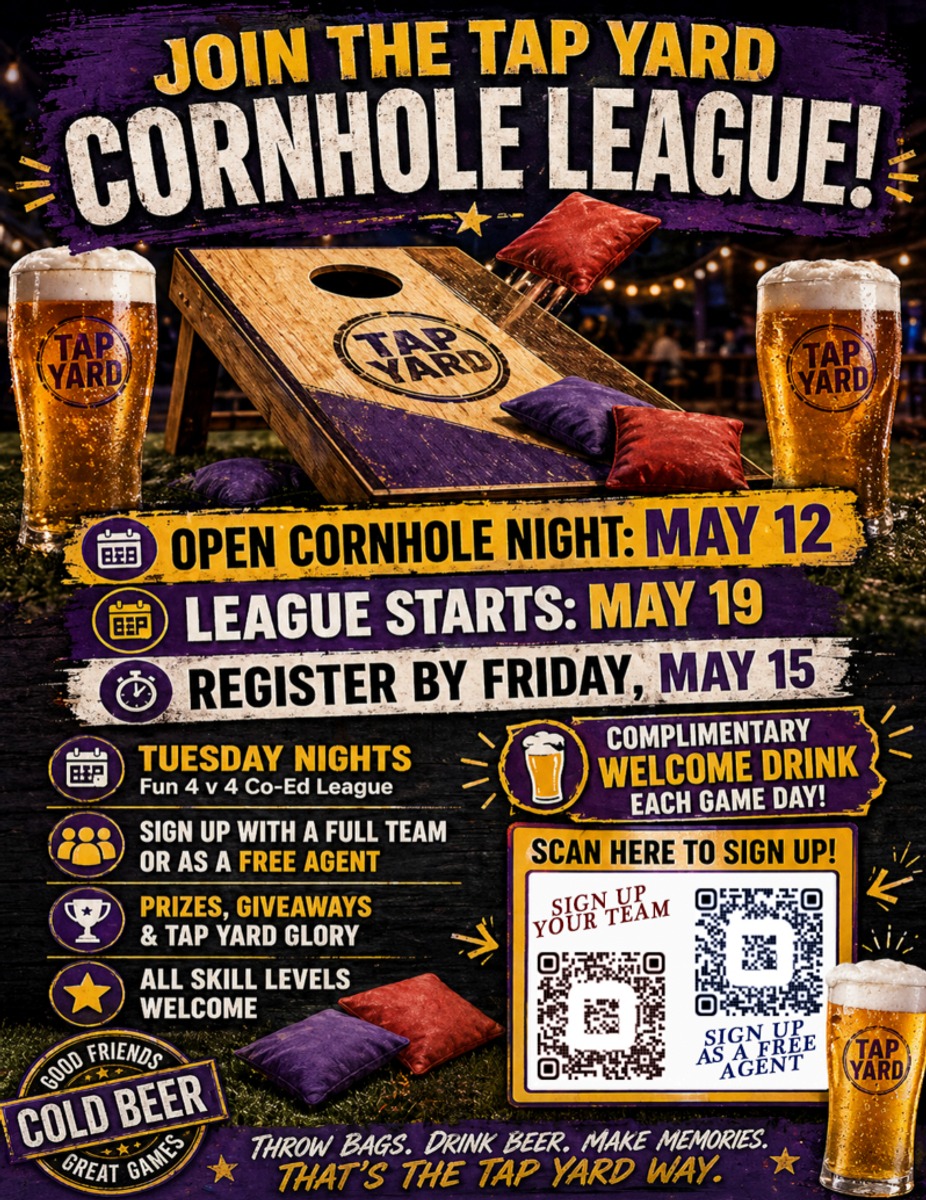 Tap Yard Cornhole League event photo