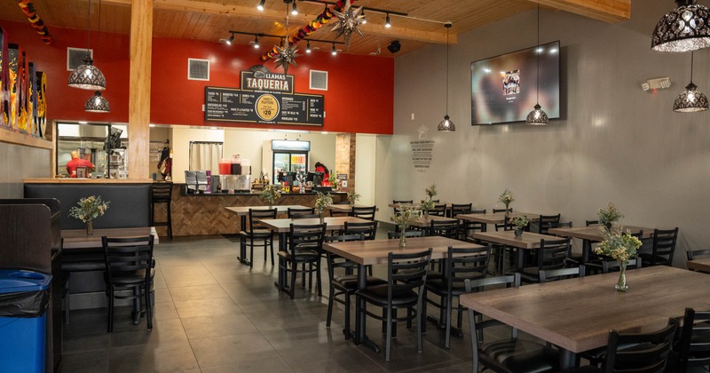 Interior seating area