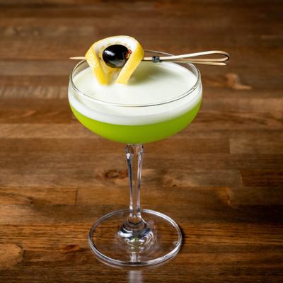 Midori Sour cocktail.