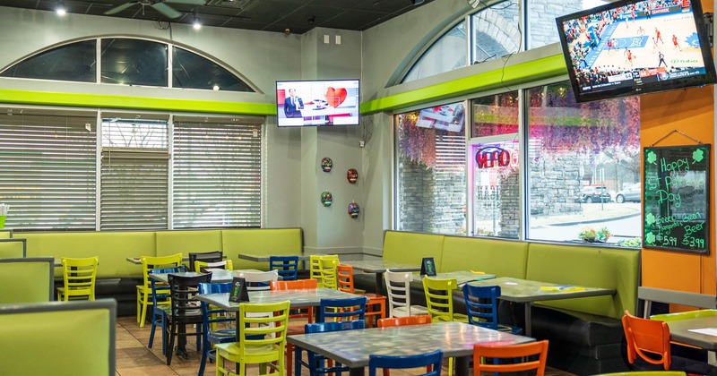 Interior seating area