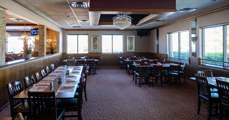 Interior seating area