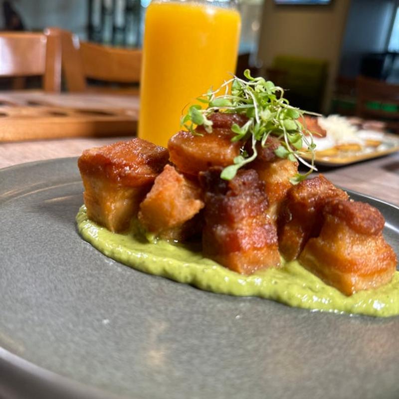 Sweet & sour pork belly photo