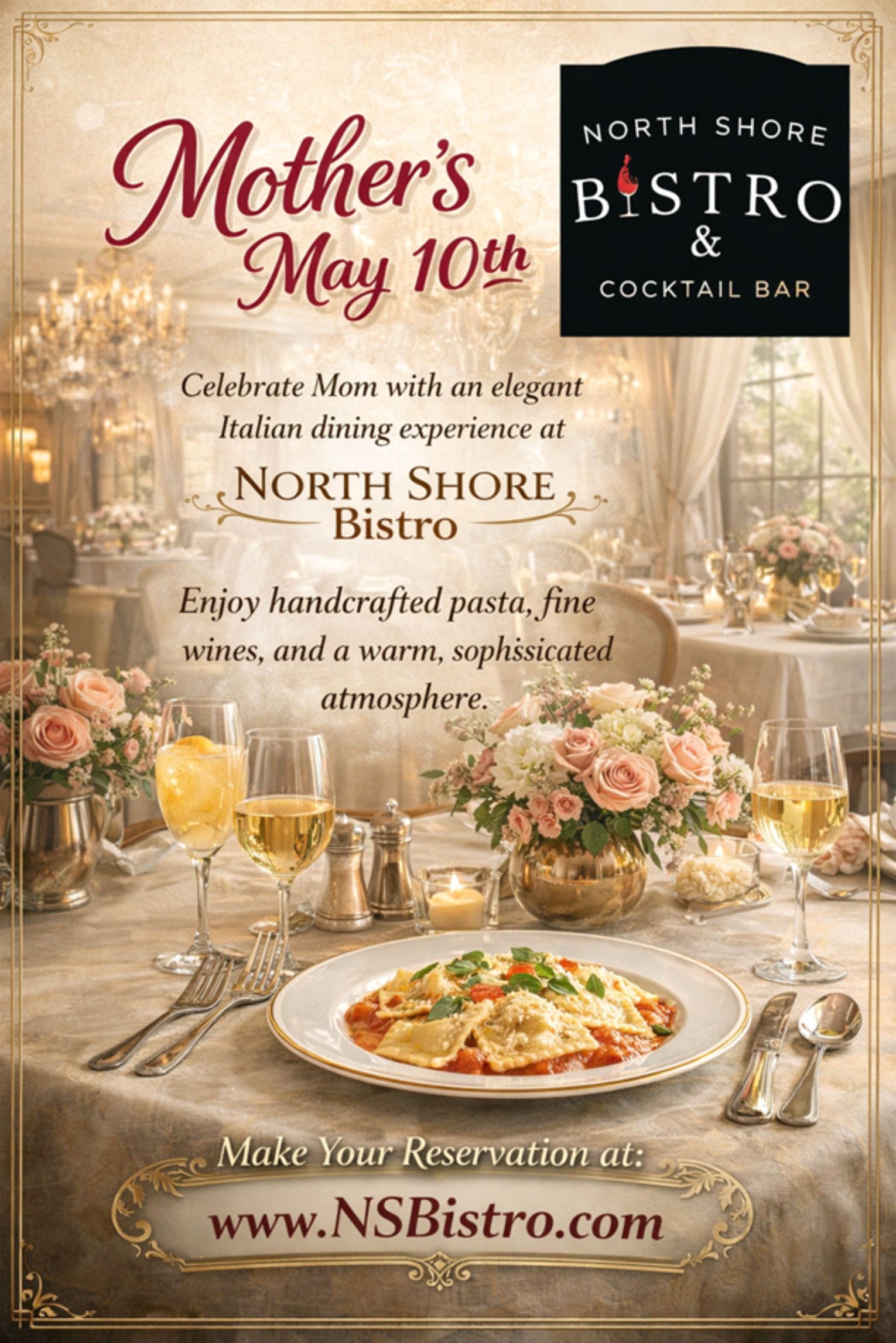 Mothers Day with menu