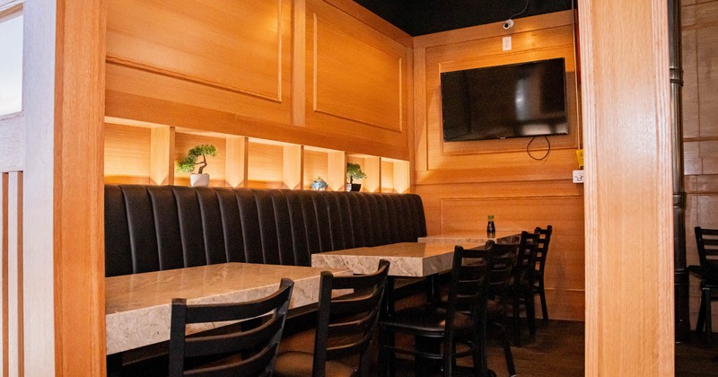 Interior seating area