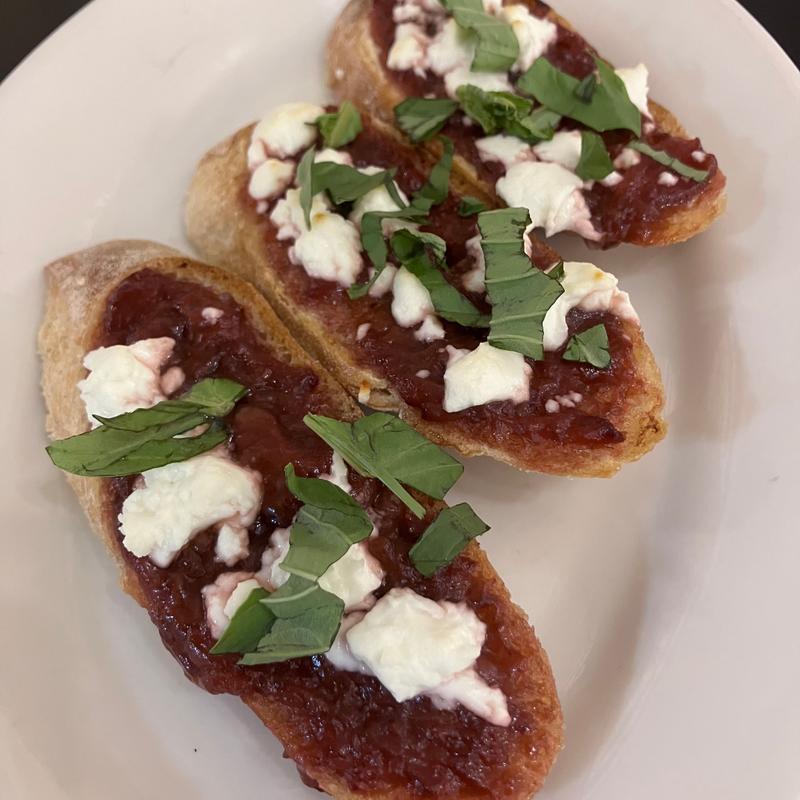 Strawberry Goat Cheese Toast photo