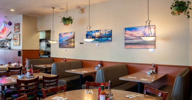Interior, main dining area
