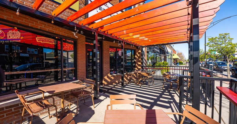 Outdoor seating area