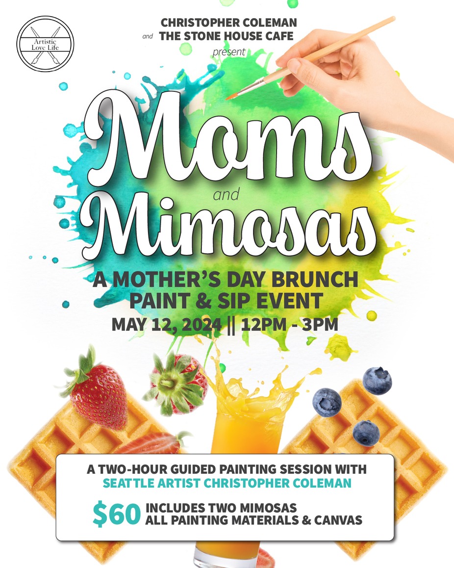Moms & Mimosas - A Mother's Day Brunch Paint & Sip event photo