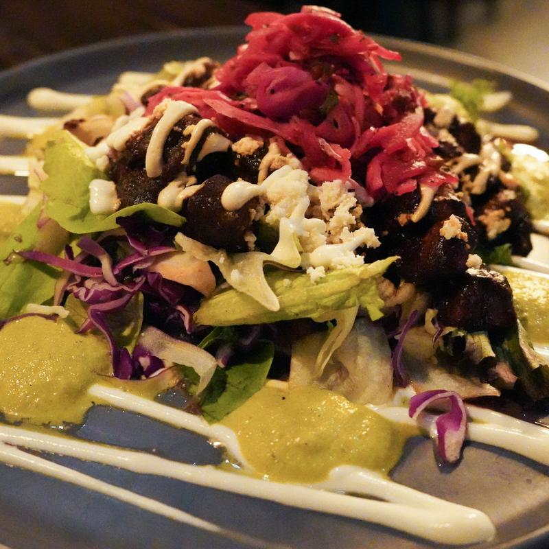 menu item 1 of 4, Tostada Chile Negro