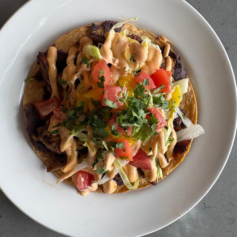 Blackened Chicken Tostada photo
