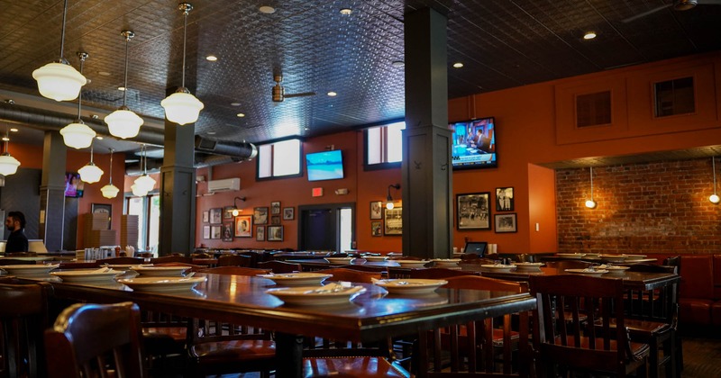 Interior, dining area