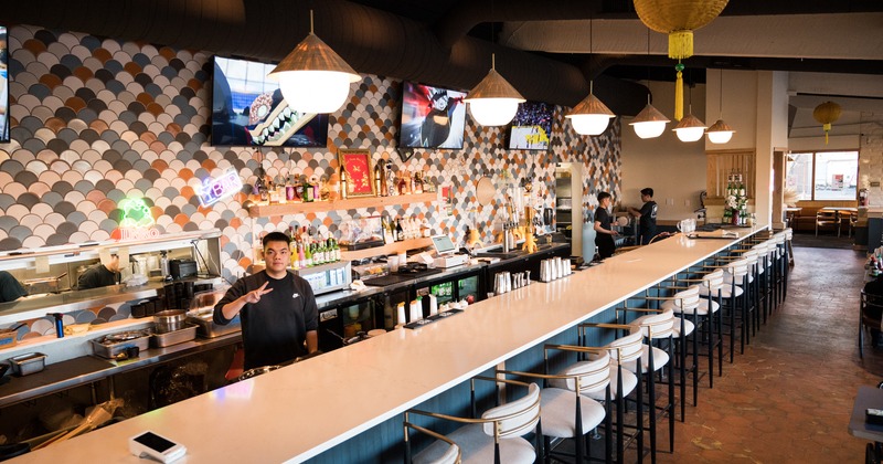 Interior, bar, chairs