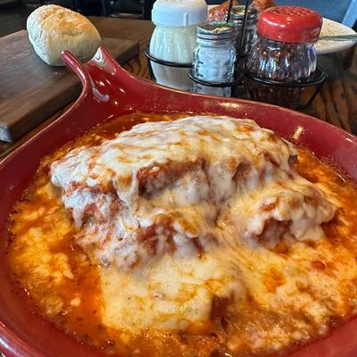 Nana's Homemade Baked Lasagna.