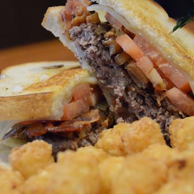 Audrey Melt with Tots.